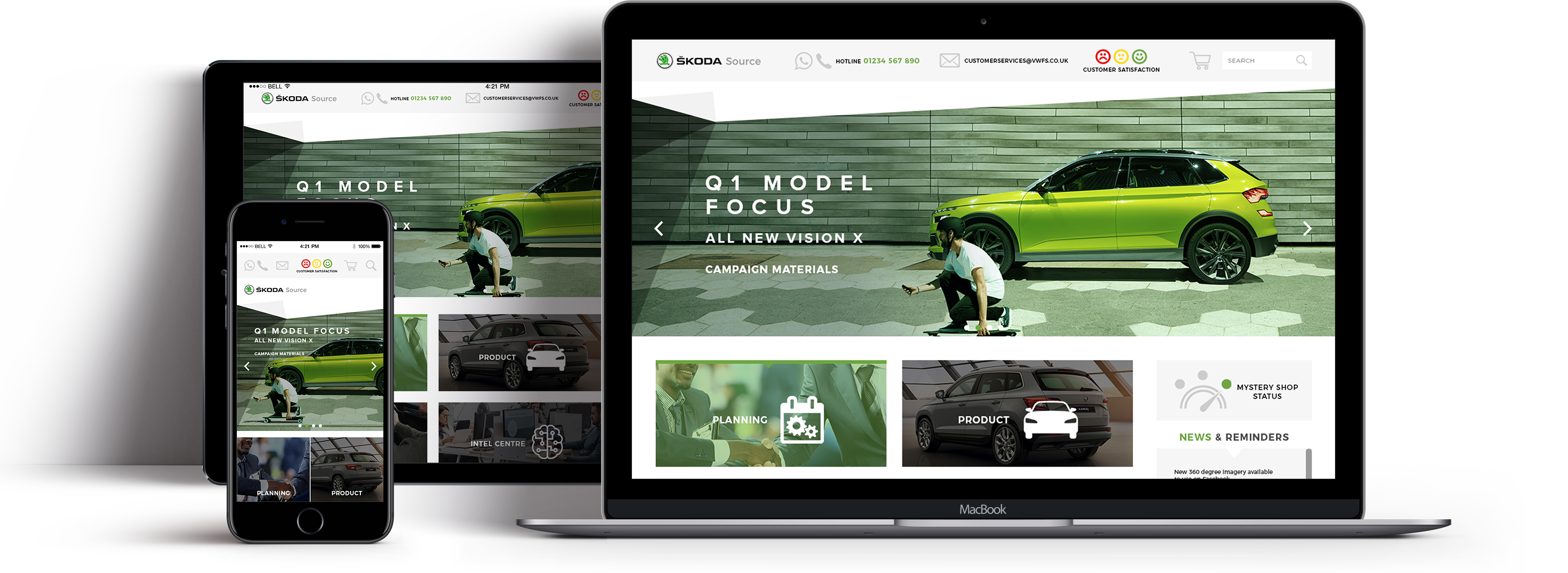 Website showcase